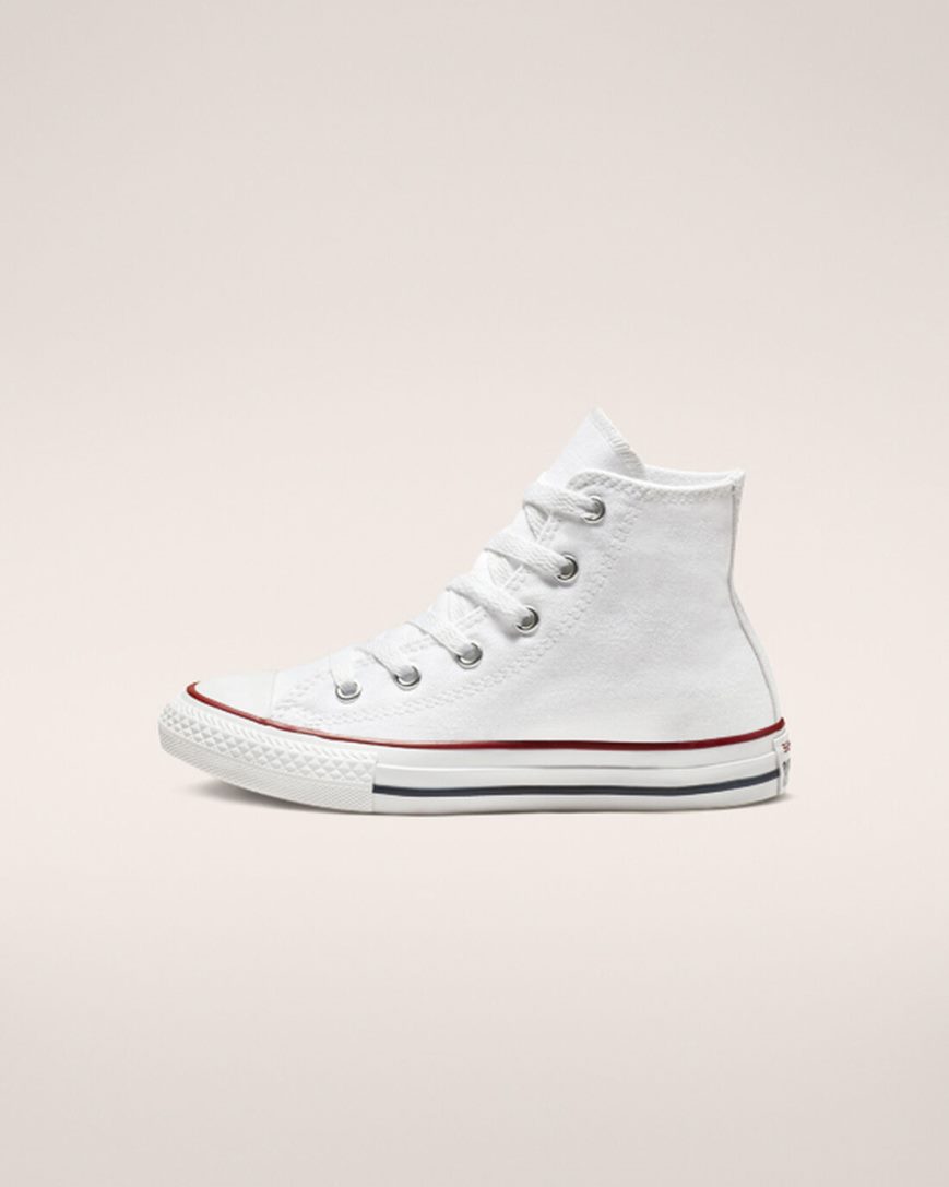 Tenis Converse Chuck Taylor All Star Classicos Cano Alto Menina Branco | PT F0T4P59